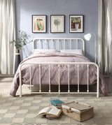 Larkspur White Full Metal Platform Bed by Homelegance at Eve Furniture