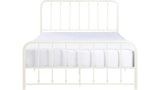 Larkspur White Twin Metal Platform Bed by Homelegance at Eve Furniture