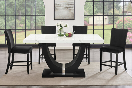 Larry Black 7-Piece Counter Height Set by New Era Innovations at Eve Furniture