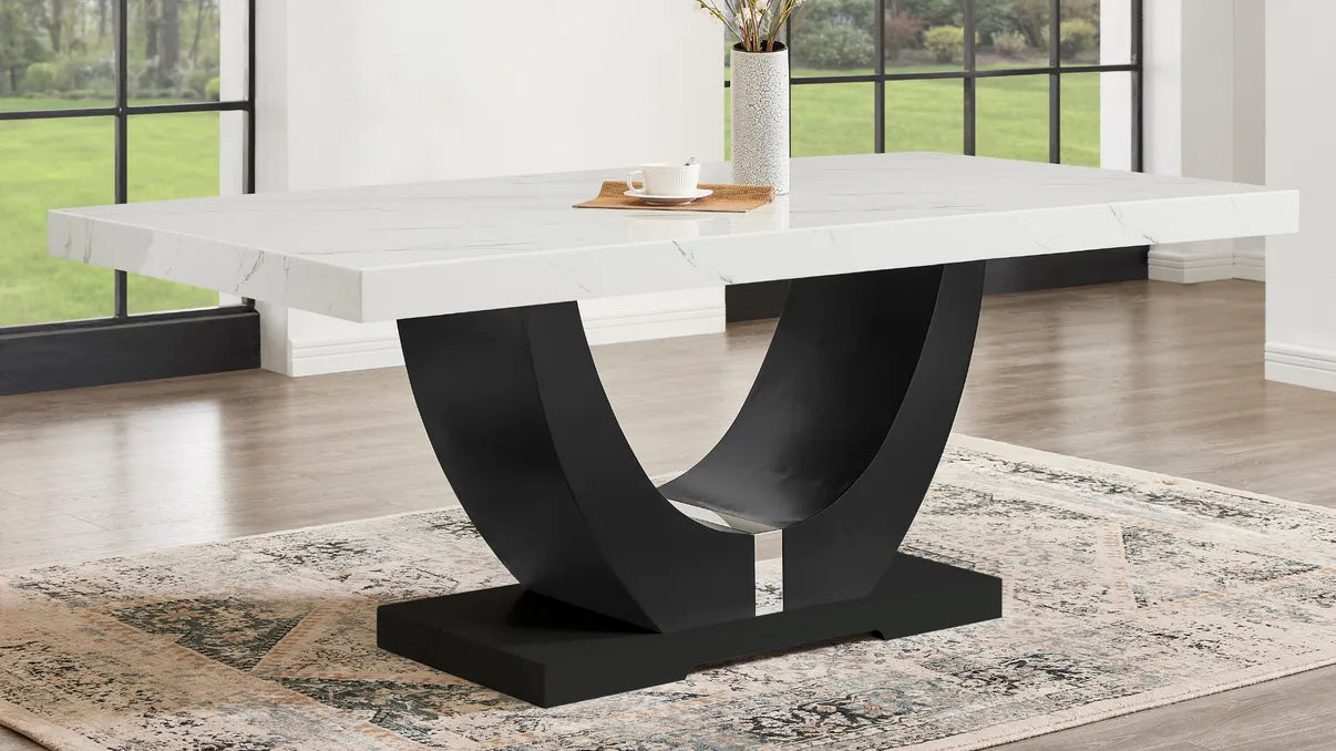 Larry Black Dining Room Set by New Era Innovations at Eve Furniture