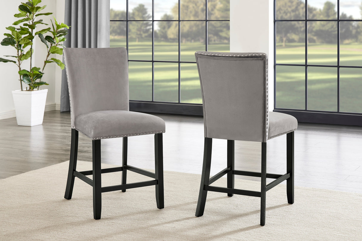 Larry Grey 7-Piece Counter Height Set