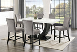 Larry Grey 7-Piece Counter Height Set