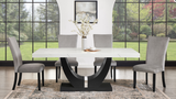 Larry Grey Dining Room Set by New Era Innovations at Eve Furniture