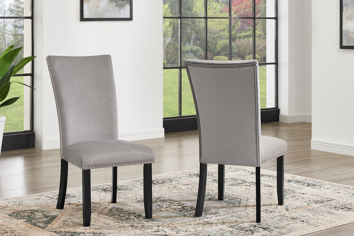 Larry Grey Dining Room Set by New Era Innovations at Eve Furniture