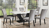 Larry Grey Dining Room Set by New Era Innovations at Eve Furniture