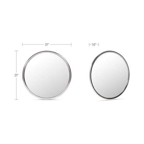 Lars Chrome Mirror by MOES at Eve Furniture