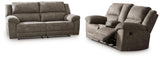 Larseview Fossil Manual Reclining Sofa & Loveseat by Ashley at Eve Furniture