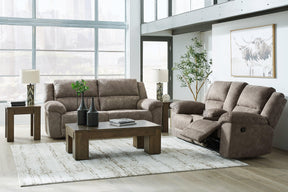 Larseview Fossil Manual Reclining Sofa & Loveseat by Ashley at Eve Furniture