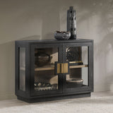Larson Antique Black Cabinet by Classic Home at Eve Furniture