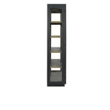 Larson Black Tall Cabinet by Classic Home at Eve Furniture