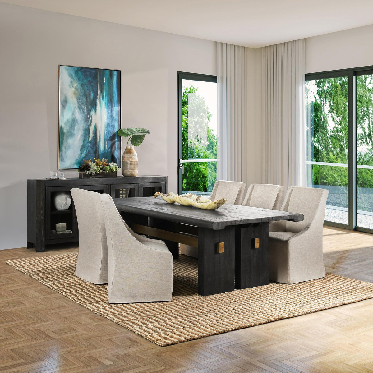 Larson Dining Table by Classic Home at Eve Furniture
