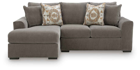 Larson Levee Espresso 2-Piece Sectional Sofa with LAF Chaise by Ashley at Eve Furniture