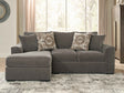 Larson Levee Espresso 2-Piece Sectional Sofa with LAF Chaise by Ashley at Eve Furniture