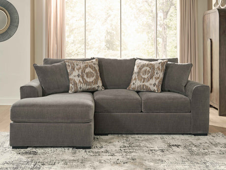 Larson Levee Espresso 2-Piece Sectional Sofa with LAF Chaise by Ashley at Eve Furniture