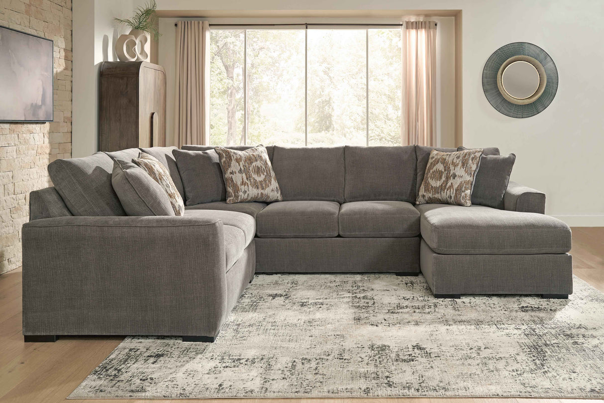 Larson Levee Espresso 3-Piece Sectional by Ashley at Eve Furniture