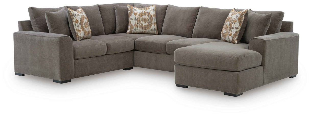 Larson Levee Espresso 3-Piece Sectional by Ashley at Eve Furniture