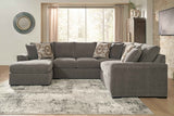 Larson Levee Espresso 3-Piece Sectional by Ashley at Eve Furniture