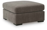 Larson Levee Espresso Oversized Accent Ottoman by Ashley at Eve Furniture