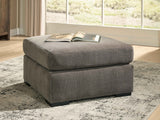 Larson Levee Espresso Oversized Accent Ottoman by Ashley at Eve Furniture