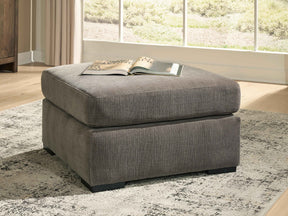 Larson Levee Espresso Oversized Accent Ottoman by Ashley at Eve Furniture