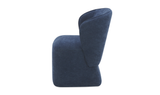Larson Rolling Dining Chair Navy Blue by Moe's Home at Eve Furniture