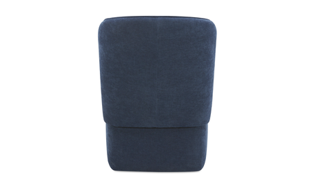 Larson Rolling Dining Chair Navy Blue by Moe's Home at Eve Furniture