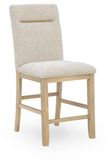 Lasinger Light Brown Counter Height Chair, Set of 2