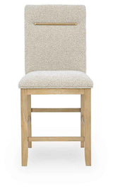 Lasinger Light Brown Counter Height Chair, Set of 2