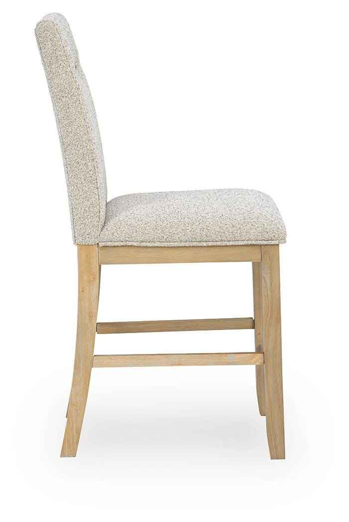 Lasinger Light Brown Counter Height Chair, Set of 2