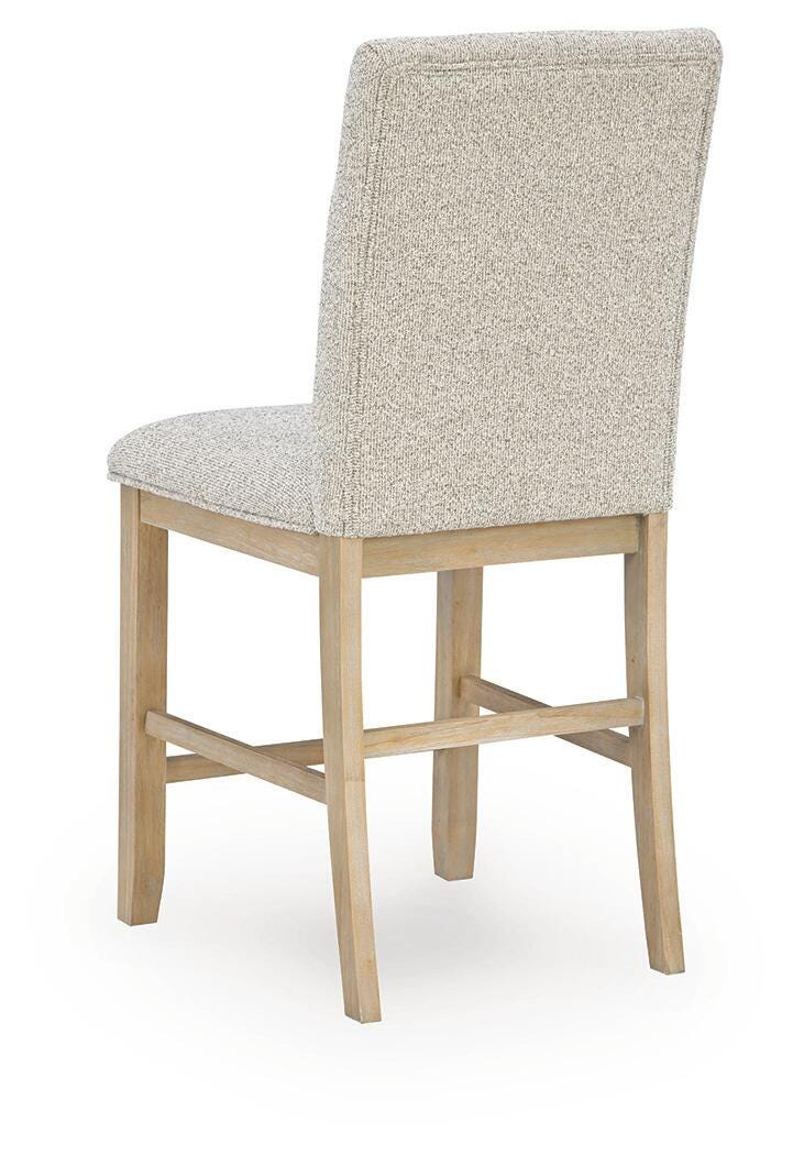 Lasinger Light Brown Counter Height Chair, Set of 2 by Ashley at Eve Furniture