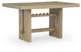Lasinger Light Brown Counter Height Dining Table