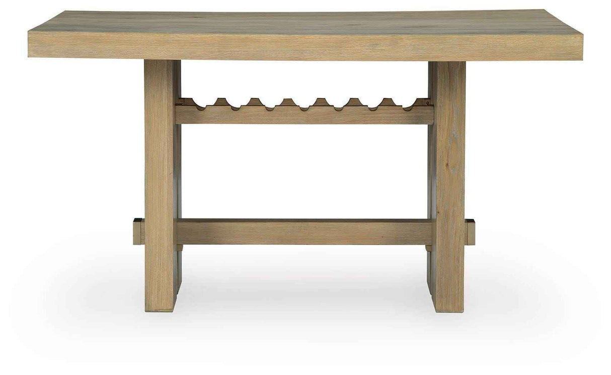 Lasinger Light Brown Counter Height Dining Table