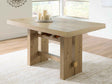 Lasinger Light Brown Counter Height Dining Table