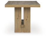 Lasinger Light Brown Counter Height Set by Ashley at Eve Furniture