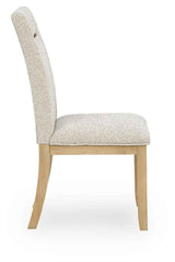 Lasinger Light Brown Dining Chair, Set of 2