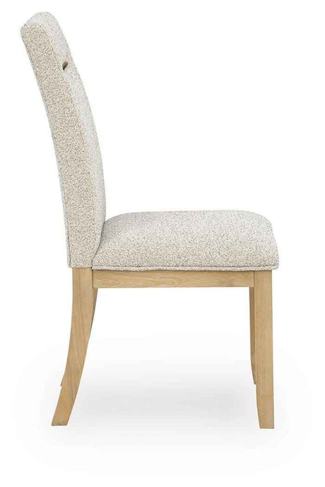 Lasinger Light Brown Dining Chair, Set of 2 by Ashley at Eve Furniture