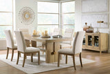 Lasinger Light Brown Extendable Dining Room Set