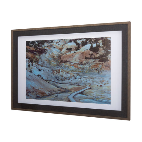 LassenVP by Chad Mackay a Framed Art Print Matted under Glass by Mercana at Eve Furniture