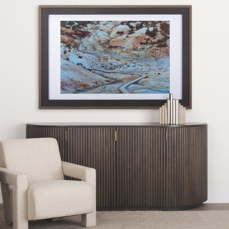 LassenVP by Chad Mackay a Framed Art Print Matted under Glass by Mercana at Eve Furniture