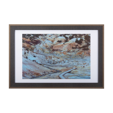 LassenVP by Chad Mackay a Framed Art Print Matted under Glass by Mercana at Eve Furniture