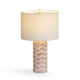 Lassy Pink Ribbon Capiz Shell Table Lamp by TOV Furniture at Eve Furniture