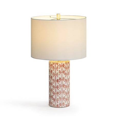 Lassy Pink Ribbon Capiz Shell Table Lamp by TOV Furniture at Eve Furniture