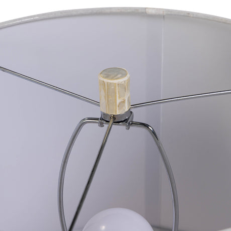 Lassy Pink Ribbon Capiz Shell Table Lamp by TOV Furniture at Eve Furniture