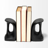 Last Cobbler's (Set of 2) 8L x 6W Black Shoemaker Tool Bookends by Mercana at Eve Furniture