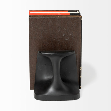 Last Cobbler's (Set of 2) Black Shoemaker Tool Bookends by Mercana at Eve Furniture