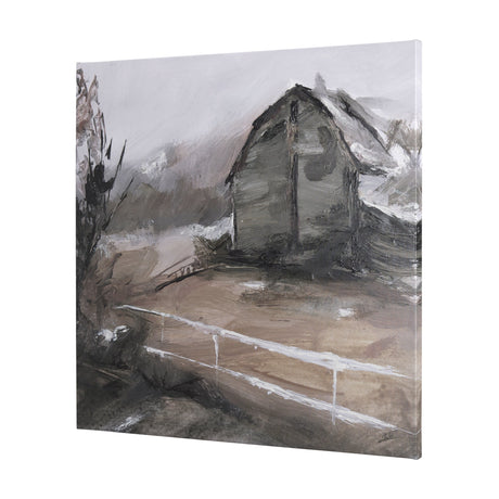 Late Autumn in Countryside I by Mercana Studio a Hand Embellished Textured Canvas by Mercana at Eve Furniture