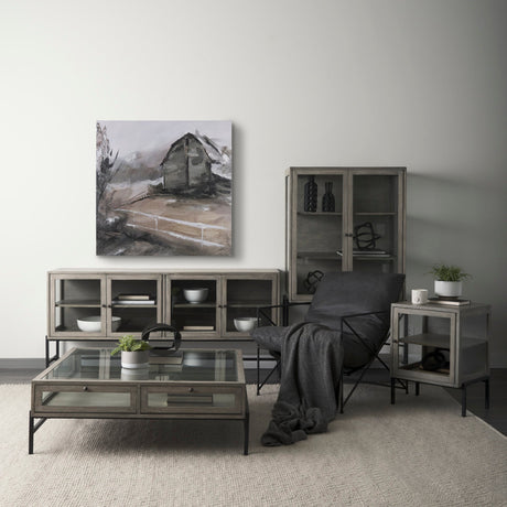 Late Autumn in Countryside I by Mercana Studio a Hand Embellished Textured Canvas by Mercana at Eve Furniture