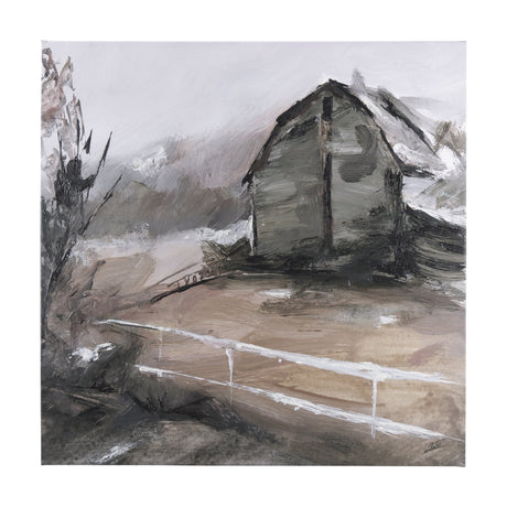 Late Autumn in Countryside I by Mercana Studio a Hand Embellished Textured Canvas by Mercana at Eve Furniture