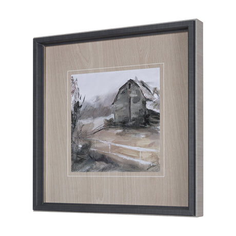 Late Autumn in Countryside I by Mercana Studio Hand Embellished Framed Art Print Matted under Glass by Mercana at Eve Furniture