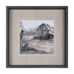 Late Autumn in Countryside I by Mercana Studio Hand Embellished Framed Art Print Matted under Glass by Mercana at Eve Furniture